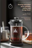 Tetera De Café Fransés En Acero Inoxidable Con Vidrio Y Filtro Multifuncional Para El Hogar Accesorios De Café Con Palanca Manual - details 2