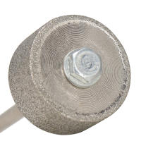 Sbestily Rueda De Mezcla Diamante 20mm Cabeza De Molienda Cilíndrica Mini Para Dremel Rotario Piedra Joyería Cerámica Madera - details 2