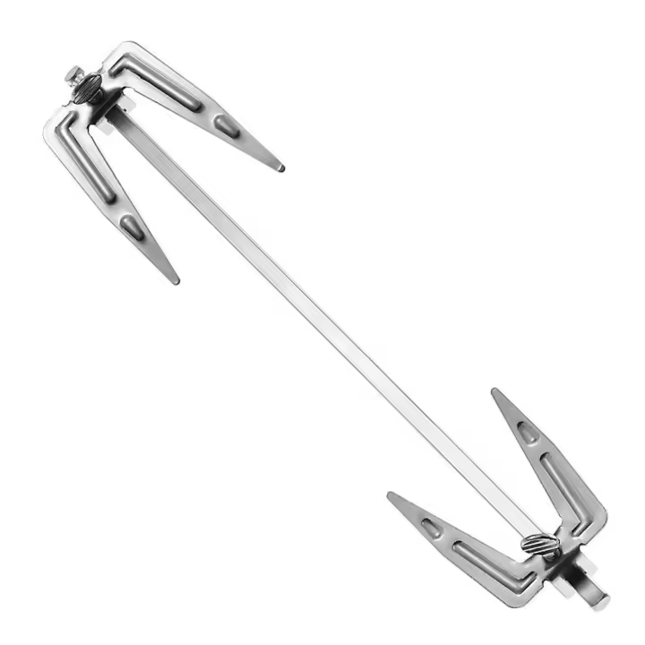 Soporte De Rotisserie Para Barbacoa Y Horno Air Fryer Con Palas Metálicas Resistentes Al Calor Para Peces Pollos Y Carne - 1