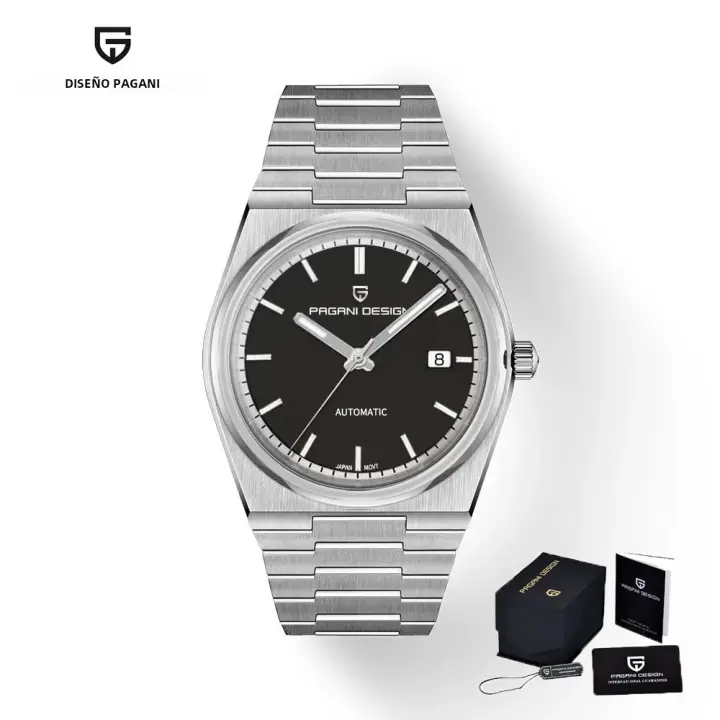 Reloj Mecánico De Pulsera Pagani Design 2024 NH35 Para Hombre Con Cristal De Zafiro AR Acero Inoxidable Resistente Al Agua 10 Barra - 1