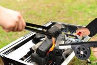 Ventilador para barbacoa para Cocinar al Aire Libre, ventiladores de Aire con manivela, fuelle para barbacoa, accesorios para estufas de camping y picnics - details 5