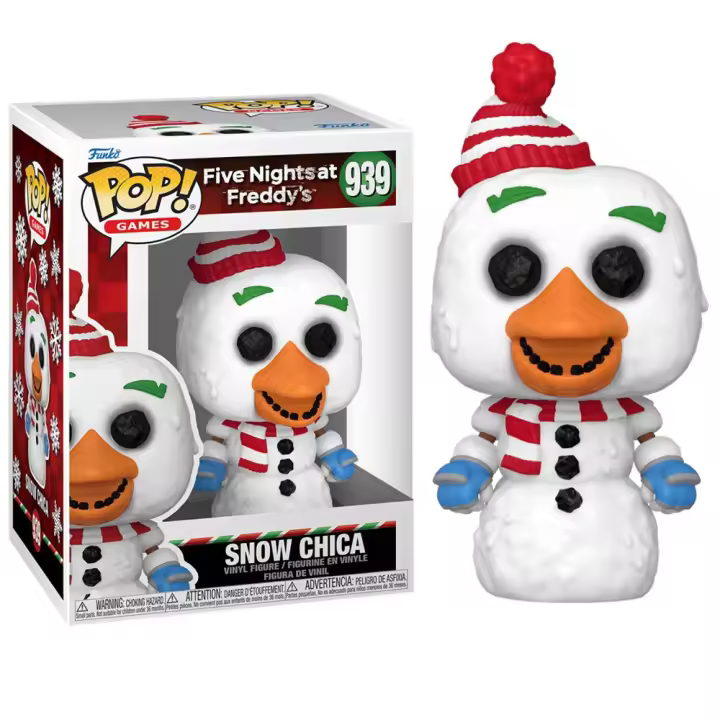Funko Pop! Holiday: Five Nights at Freddy’s - Chica de Nieve, 72486, Nº 939 - 1