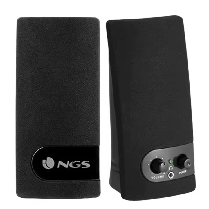 NGS - Altavoces para PC y Mesa NGS Soundband 150 - 4W, Sistema de 2.0 Canales, Ideal para Escritorio y Oficina - 1