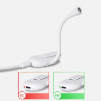Luz De Lectura Mini LED Recargable De 3 Colores Lámpara Portátil Con Clip Iluminación Nocturna Ajustable Marcador Luz - details 5