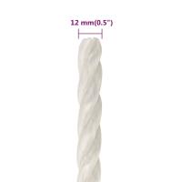 vidaXL Cuerda de trabajo polipropileno blanco 12 mm 500 m - details 5