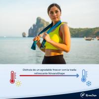 8 Unid(Gris, morado, azul, verde, naranja, rojo, azul claro,Fucsia uno de cada）Toalla de Enfriamiento, Toalla Deporte Gimnasio para Hombre & Mujer, La Toalla de Viaje es Ligera, Ice Towel/Cooling Towel/Toalla Refrescante Ideal para Correr, Yoga, Golf y - details 1