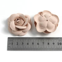 5Pcs Cabezas De Flores Rosa Artificiales Para Decoración De Hogar Boda DIY Wreath Accesorios Para Scrapbook Flores Falsas De Seda Para Aniversario Baño De Muybridal - details 2