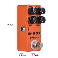MOSKY B-Box Pedal De Efectos Para Guitarra Eléctrica Preamp Overdrive Con Carcasa De Metal Completa True Bypass Accesorios Para Guitarra - details 2