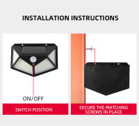 Lámpara Solar Multifuncional Para Jardín Decoración Externa Luz LED Impermeable Con Sensor De Movimiento Y Luz Solar - details 9
