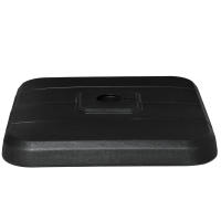 Outsunny Base de Sombrilla de 4 Piezas Rellenable de Agua 90 kg o Arena 130 kg Pesos para Base Cruzada de Parasol para Jardín Terraza Patio 98x98x13 cm Negro - details 8