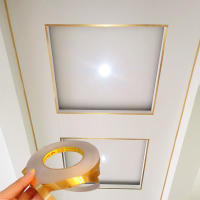 Pegatinas De Azulejos Autoadhesivas Impermeables Para Piso Y Pared Espaciamiento De Juntas En Oro Y Plata Decoración Del Hogar - details 5