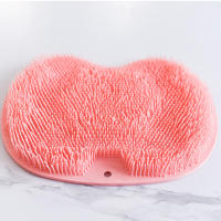 Cepillo De Baño Para Pies Con Masajeador De Silicona No Eslipiente Para Ducha Y Baño Alfombrilla Antideslizante Para Limpieza De Pies - details 2
