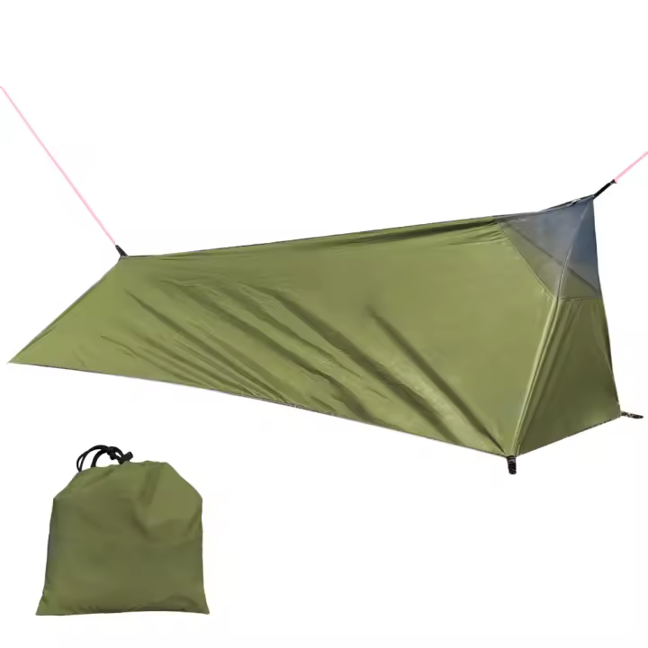 Carpa De Camping Individual Ligera Con Red De Mosquitos Para Excursionistas Carpa De Un Habitáculo Con Material De Tela 600D Oxford Y Reflectante - 1