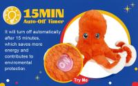Muñeco De Tela Suave De Octopus Rojo De 45cm Con LED Luz Luminosa Regalo Musical Para Niños Almohada Suave De Animales Brillante Para Cumpleaños - details 0