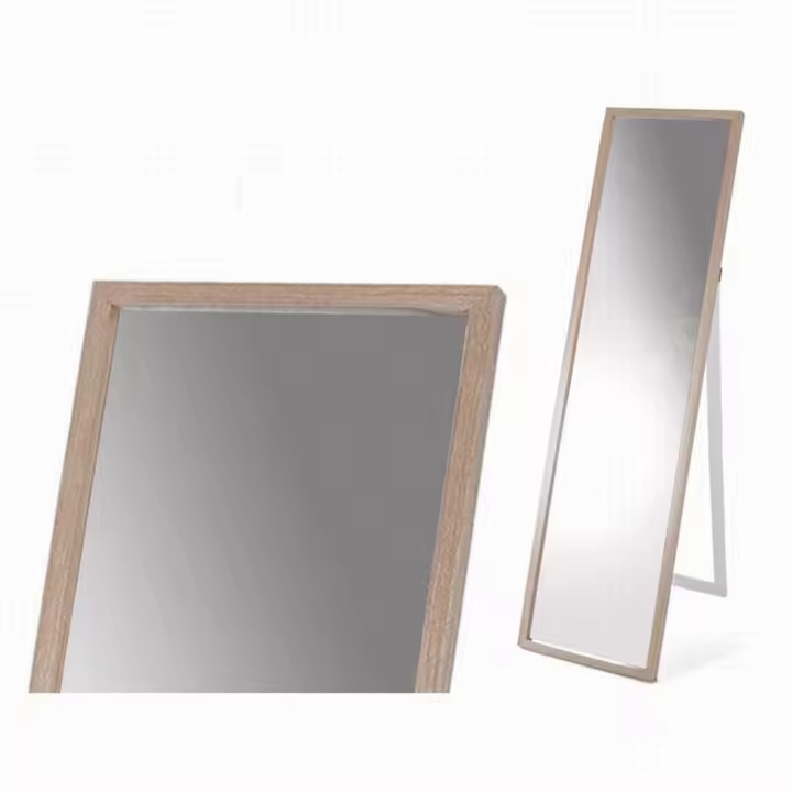 Gerimport Espejo de Pie Natural Decorativo 33x4x123 Cm - 1
