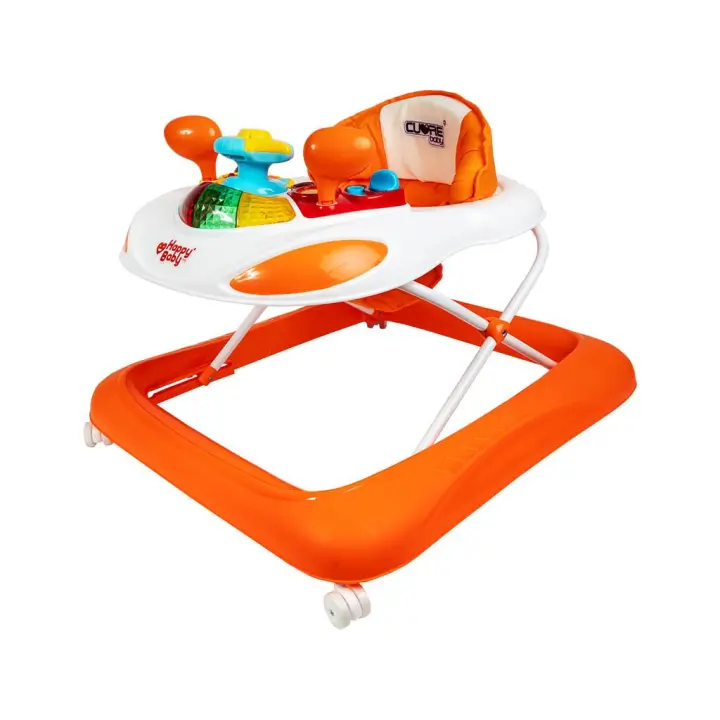 Andador Naranja Actividades Bebe Paseo y descanso CUORE BABY - 1