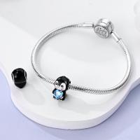 Encantadores Colgantes De Animales De Plata Para Mujer Joyería De Pulsera Y Collar Con Encantos De Pingüino Y Aguacate Pulsera De Bangle - details 146