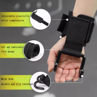 2-Pack De Gancho Para Muñeca De Acero Inoxidable Con Mango Suave Para Levantamiento De Pesas Pull-Ups Y Entrenamiento De Fuerza Soporte Horizontal Para Barra - details 5