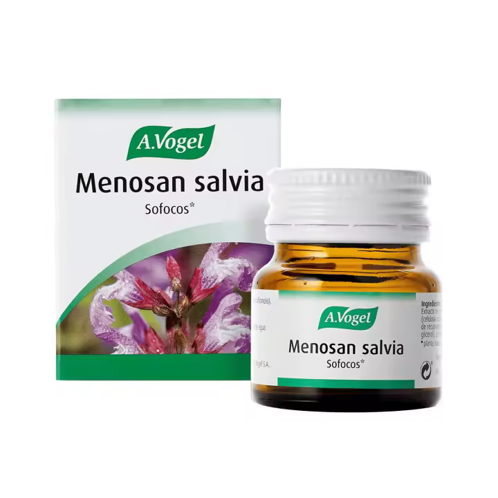 A.Vogel Menosan Salvia 30 Comprimidos para Sudoración y Sofocos en Menopausia - 1