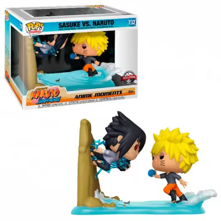 Funko pop Sasuke vs Naruto, un espectacular anime moment de los dos protagonistas de esta mítica série, naruto Shippuden! número 732 - 1