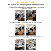 Manija De Seguridad 3D Para Máquina De Tabla Bandeja AntiCorte Protector De Torno Accesorio De Carpintería Herramienta Manual - details 3