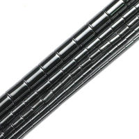 JHNBY Cuentas De Hierro Negro Hematita Naturales 1-8mm Para Fabricación De Joyas Pulsera Y Collar DIY 15.5'' Forma Redonda - details 1