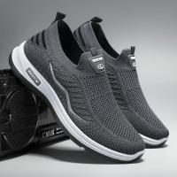 Zapatos Casuales Para Hombre Transpirables Zapatillas De Correr Y Caminar Ligeros Slip on Para Pareja Talla 44 Material Superior De Malla - details 5