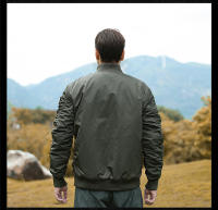 Chaqueta De Piloto MA-1 Para Hombre Estilo Militar Con Estampado De Camuflaje Chaqueta De Béisbol Gruesa De Algodón Para Otoño E Invierno Cierre De Cremallera - details 24