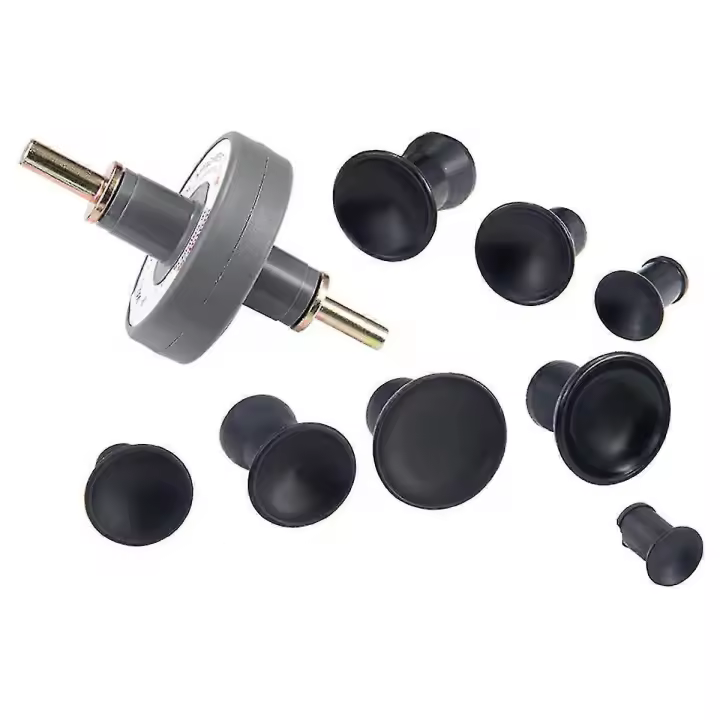 Accesorio de herramienta para lapear válvulas, herramienta profesional para reparación de automóviles + 8 placas de succión, herramienta eléctrica para rectificar válvulas - 1