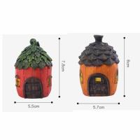 Figuras De Resina De Setas Y Nogal Estatua De Casa Para Jardín Accesorios De Micro Paisaje Decoración De Jardín Escultura Para El Hogar - details 4