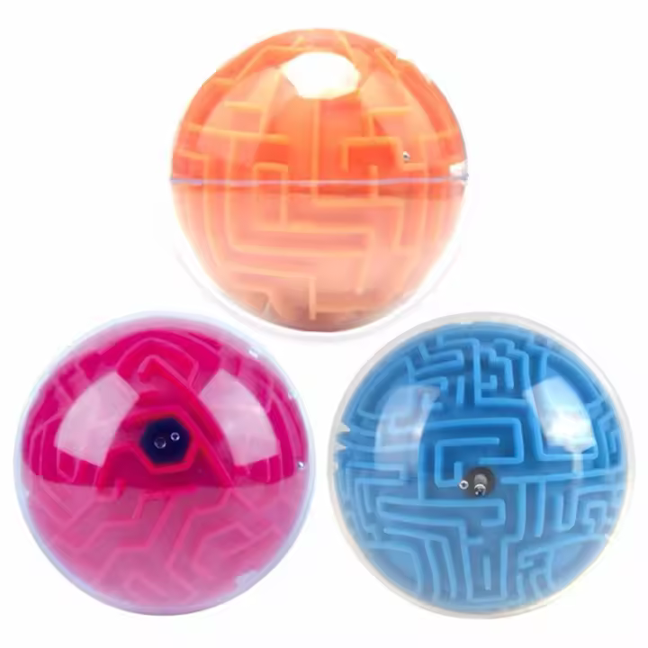 Juego De Puzzle 3D Para Niños Interior Juguete Inteligente Y Educativo Perplexus Desafío De Laberinto Mágico Colorido Tamaño Óptimo Para Edad - 1