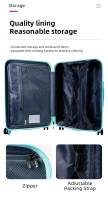 Set 3pcs Maletas Rígidas Expandible de Viaje, Cabina Juego Resistente Color Puro con Ruedas de 360º Extraíbles, Trolley Equipaje Light 20+24+28in, Pack Maleta de Moda Estructura Ligera Asa Telescópica - details 1
