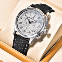 Reloj De Cuarzo Multifuncional Para Hombre PAGANI DESIGN 2024 40MM Cristal De Zafiro Con Capa AR Chronógrafo Deportivo Resistente Al Agua Y Luz Propia - details 7