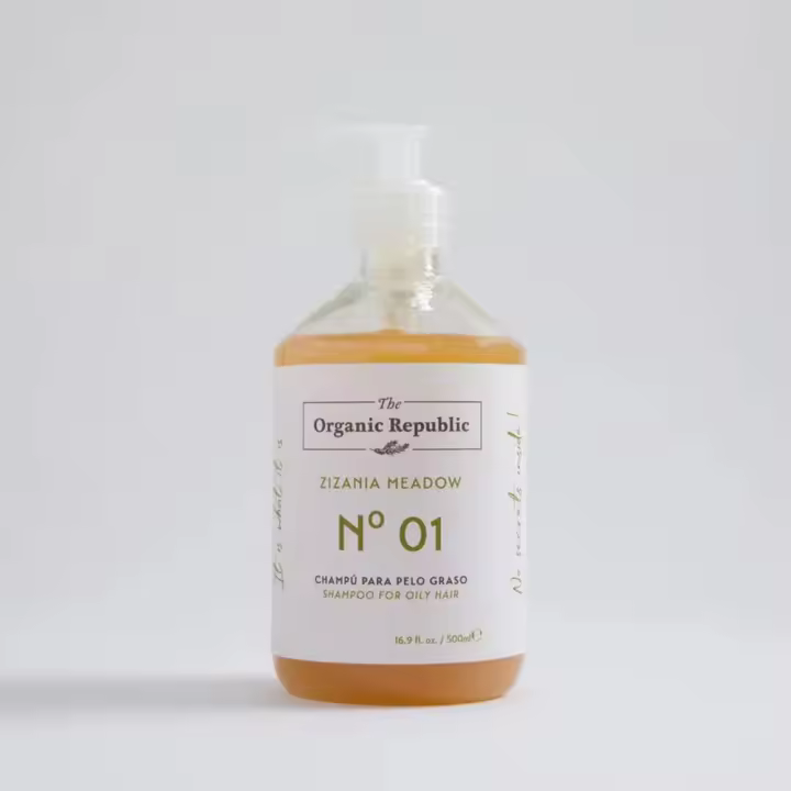 The Organic Republic Champú Zizania Meadow para Pelo Graso Astringente Natural - 1