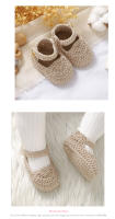 Zapatos Para Bebé Recién Nacidos Niña 0-1Año Moda Color Sólido Punto De Tejido Antideslizante Suave Primera Pasos Invierno Pre-walker - details 14