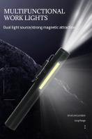 Linterna LED Recargable USB Mini Portátil Con Clip De Bolígrafo Impermeable Y Imán Para Trabajo Emergencias Exteriores - details 13