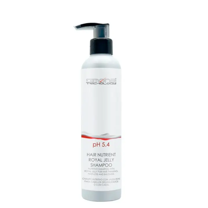 Simone Trichology Hair Nutrient Royal Jelly Champú Nutritivo Con Jalea Real pH 5.4 Para Cabellos Desvitalizados o Con Caída - 1
