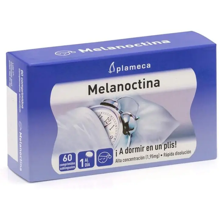 MELANOCTINA ¡A DORMIR EN UN PLIS! 60 comprimidos sublinguales Plameca - 1