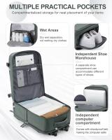 Mochipa Viaje Cabin 40x20x25 para Ryanair, Maletas de viaje avion cabin Bolsa de Cabina para  Equipo de Mano Cabina Avion Mochila de Senderismo - details 1