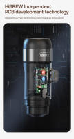 HiBREW H4A Máquina de Café Portátil para Coche de 80W con Caja de Regalo, Extracción a 15 Bar DC 12V, Cafetera de Cápsulas 3-en-1 Caliente/Fría - details 11