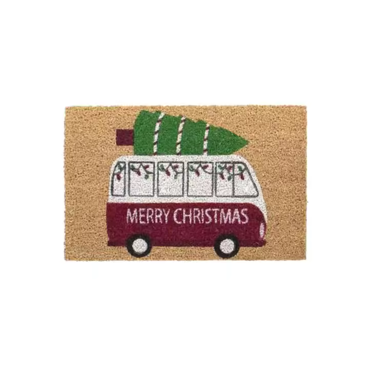 Felpudo de Navidad PLUS HOME con Fibra de Coco Natural - 60x40x1.50cm - 1