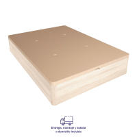 DUÉRMETE ONLINE Pack Canapé Abatible Romero - Gran capacidad + Colchón Viscoblack Reversible - Viscoelástico  (ENVIO Y MONTAJE INCLUIDO) (OBSEQUIO ALMOHADAS) Todo Fabricado en España - details 0