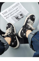 Zapatos De Lona Para Hombre Con Cordones Estilo Clásico Casual Altas Mocasines De Caminar Juvenil Rundown Para Cricket - details 10