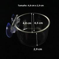 Tanque De Acuario Transparente Alimentador De Peces Y Camarones Círculo De Alimento De Vidrio Fleeting Alimentador De Fundamento Fleeting - details 28