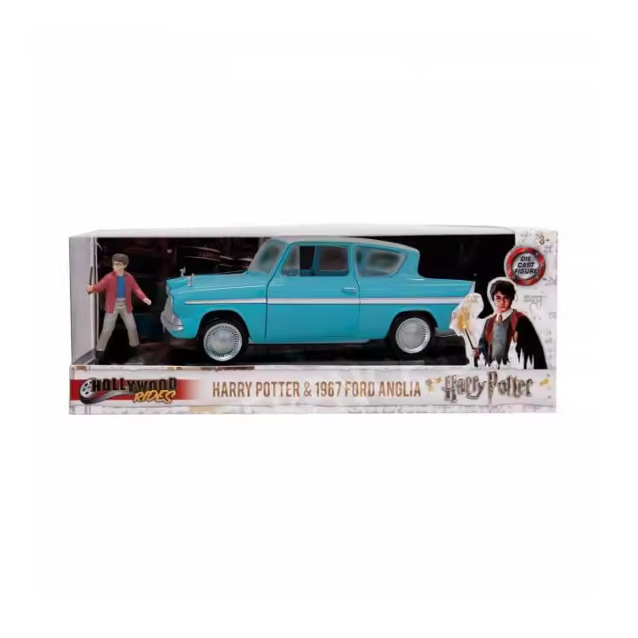 HARRY POTTER-FORD ANGLIA 1:24 CON FIGURA SIMBA - 1