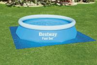 Tapiz de suelo protector cuadrado (manto/lona) de plástico Bestway para la protección de la base de piscinas desmontables, evita pinchazos. Distintos tamaños disponibles - details 3