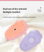 Peine Para Mascotas Coloreado Con Tecnología De Vapor Elimina Pelo Flotante Y Desenreda Sin Necesidad De Baño Universal Para Gatos Y Perros - details 9