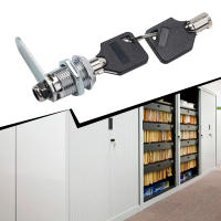 Cerradura De Cilindro Para Armario Mailbox Cerradura De Cam Para Muebles Puerta Gabinete Locker Caja Con 2 Llaves Herramienta De Muebles - details 4