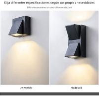 Lámpara De Pared Exterior Impermeable COB Luz De Exterior E Interior Montaje En Superficie Iluminación Hacia Arriba Y Abajo Adecuada Para Pasillo Luz De Entrada Vínculo 85-265V Moderna - details 1