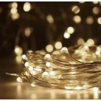Luces De Fairy LED 5M Con Pilas Operadas Cadena De Luces De Hierro Cuádruple Para Jardín Fiesta Bodas Navidad Decoración - details 2